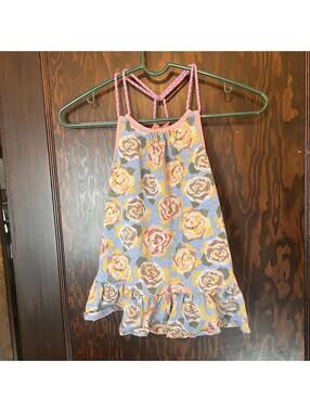 Matilda Jane Twister Tank Top  The Adventure Begins EUC Size 6